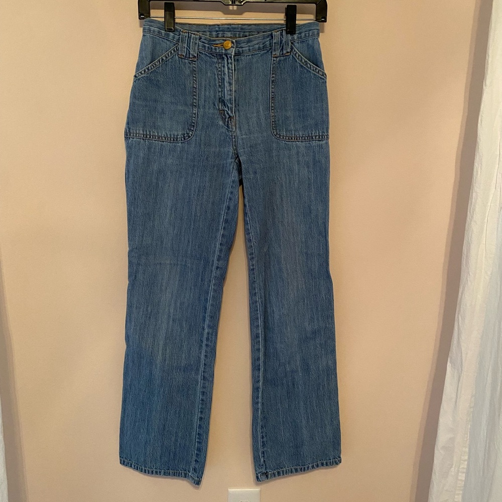 Women's Straight Leg Blue Jeans